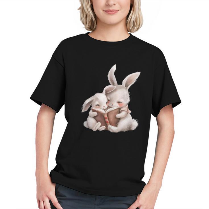 Funny Book Reading Quote For Women And Girls Rabbits Graphic Youth
