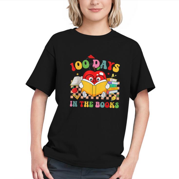 Groovy 100 Days In The Books Reading 100th Day Of School Graphic Youth