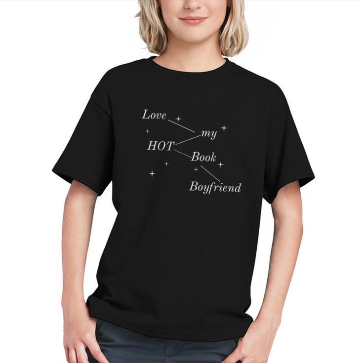 Hot Book Boyfriend Booklover Reader Fan Girl Graphic Youth
