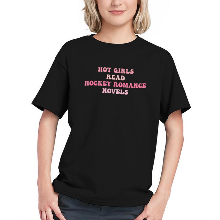 Hot Girls Read Hockey Romance Novels Book Lovers Graphic Youth