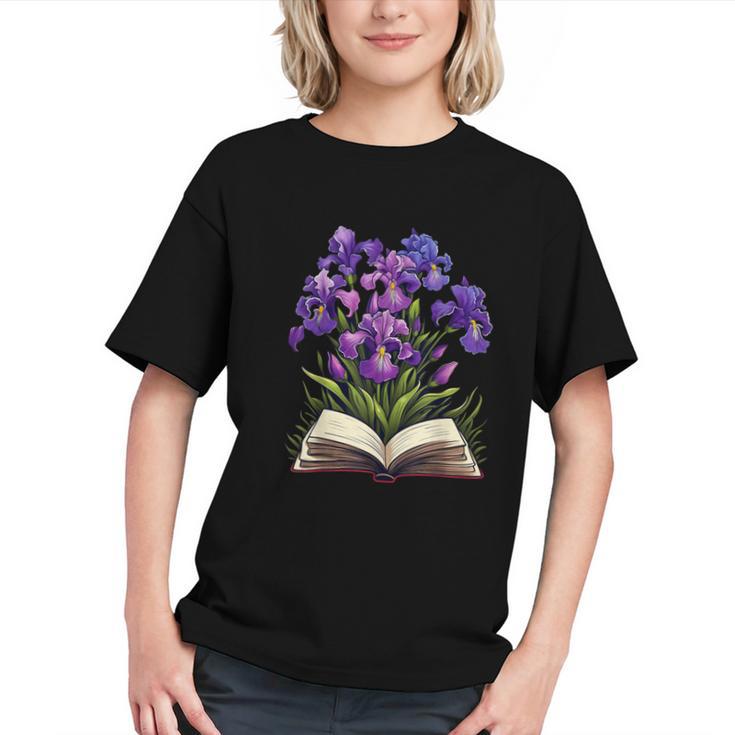 Irises Flowers Book Iris Floral Graphic Youth
