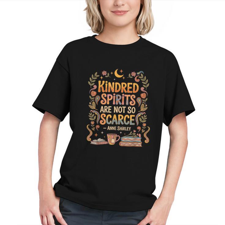 Kindred Spirits Are Not So Scarce Bookish Quote Graphic Youth