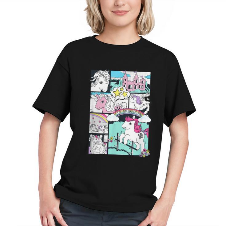 My Little Pony Classic Vintage Rainbow Castle Comic Book Graphic Youth