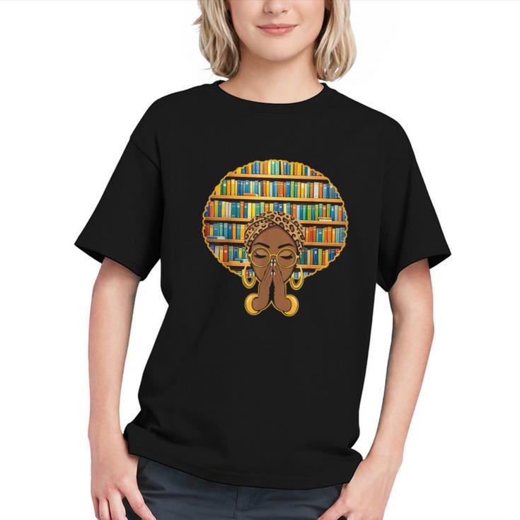 Melanin Afro Women Girl Book Librarian History African Graphic Youth
