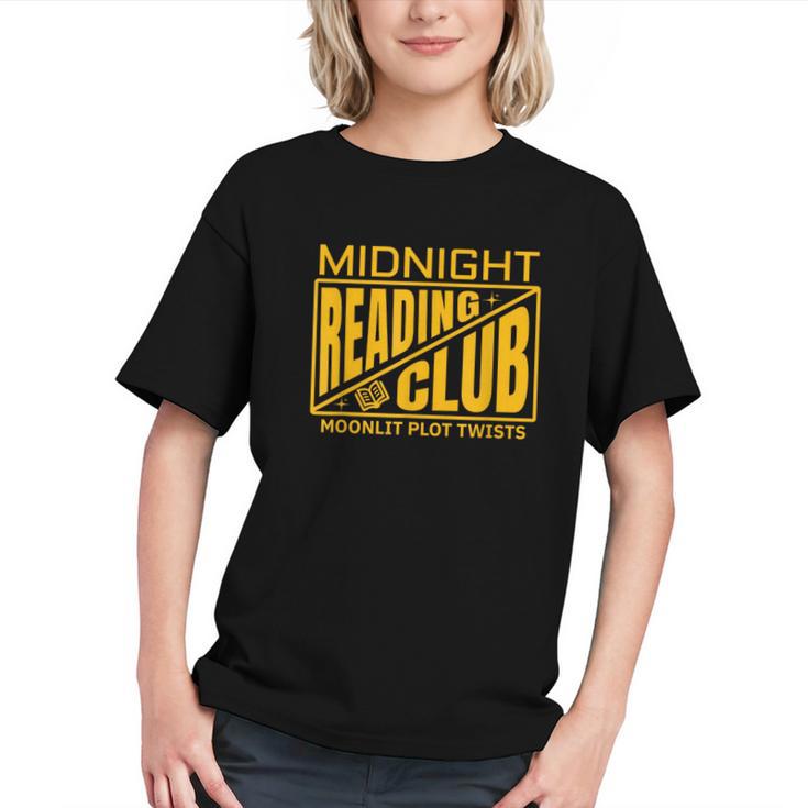 Midnight Reading Club Night Owl Book Readers Graphic Youth