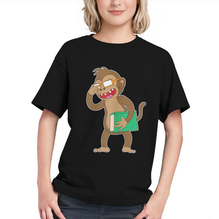 Monkey With a Book Graphic Youth