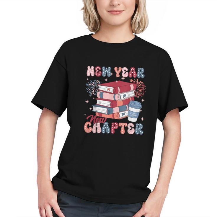 New Year New Chapter Happy New Year 2025 Book Lover Graphic Youth