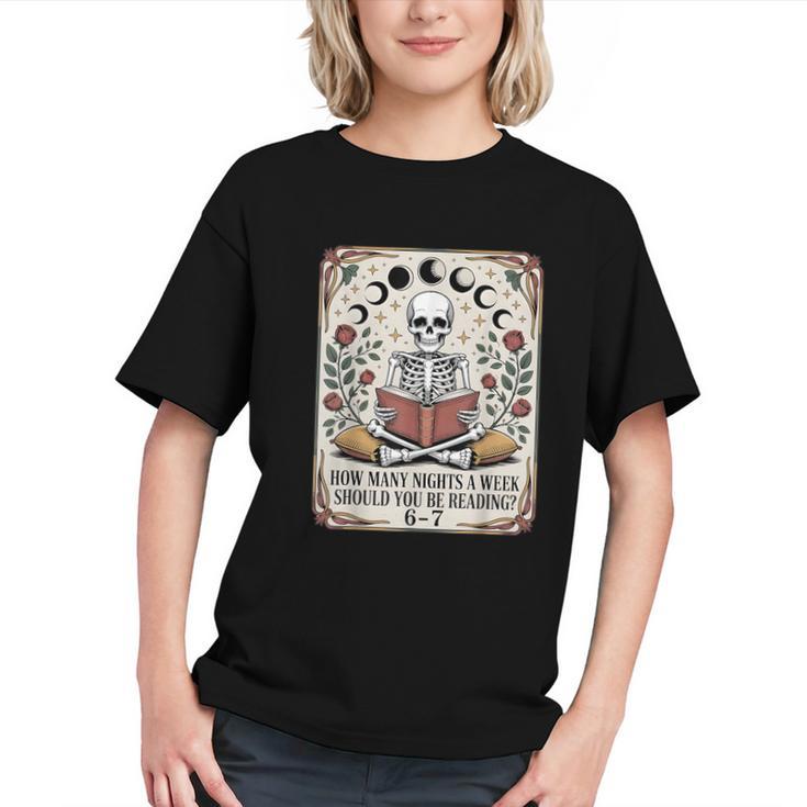 How Many Nights Reading Meme 6 7 Book Lover Graphic Youth