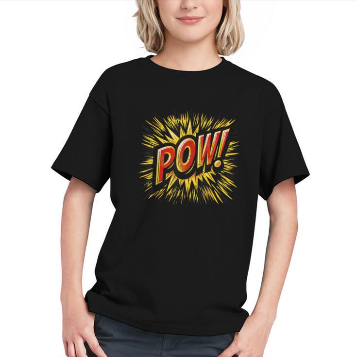 POW Comic Book Retro Artwork – Cartoon Collector Graphic Youth