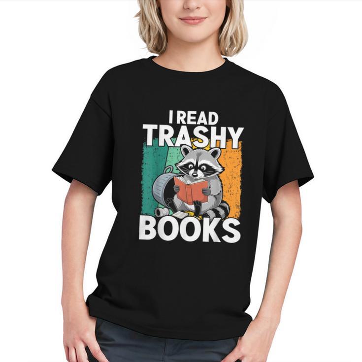 Raccoon Smutty Book Lover Spicy Romance Novels Women's Graphic Youth