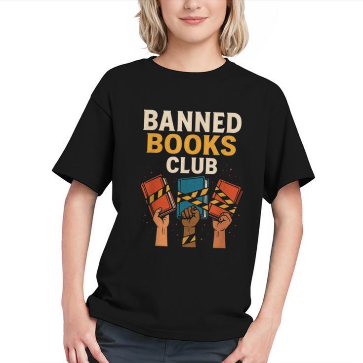 Read Banned Books Club Freely Anti-Censorship Librarian Graphic Youth