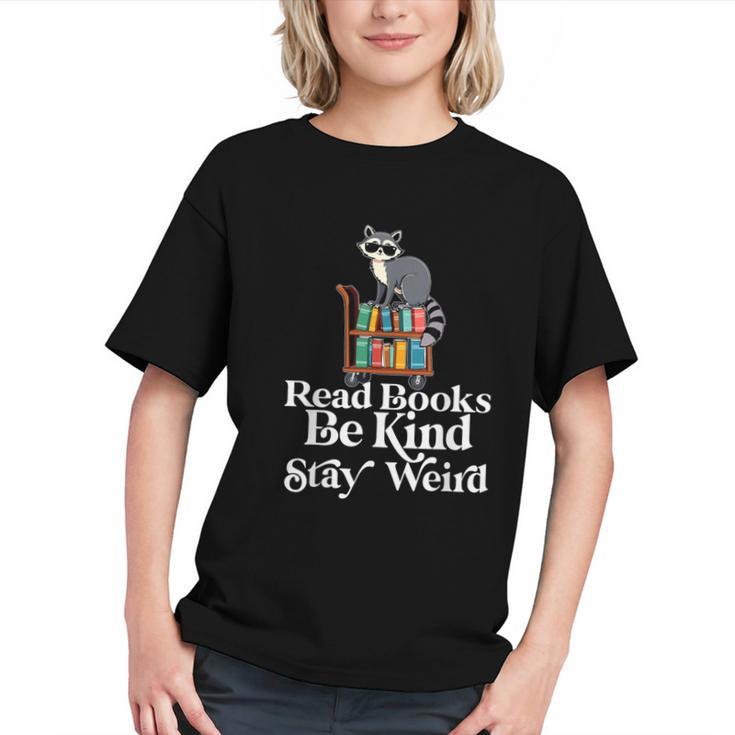 Read Book Be Kind Stay Weird Book Reader Lover Bookworm Graphic Youth