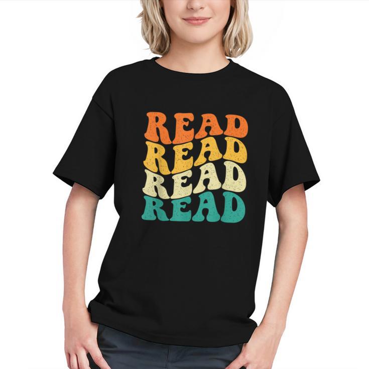 Read Read Read Read Book Lover Reading Bookworm Reader Graphic Youth