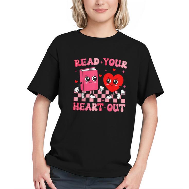 Read Your Heart Out Cute Reading Book Lover Graphic Youth