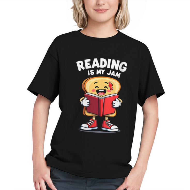 Reading Is My Jam I Love To Read Books Graphic Youth