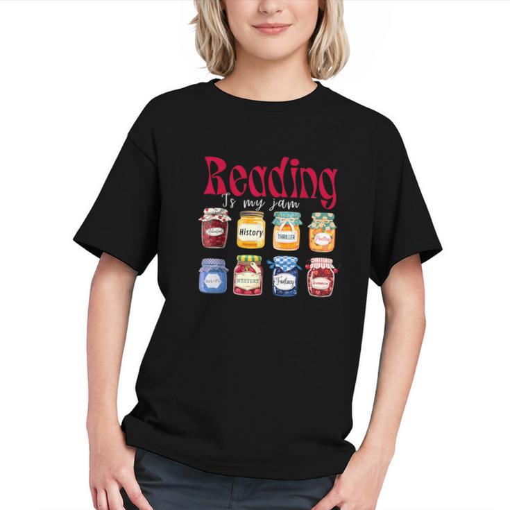 Reading Is My Jam Teacher Student Book Lovers Graphic Youth