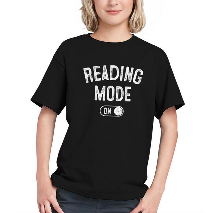 Reading Mode On Book Lover Librarian Teacher Graphic Youth
