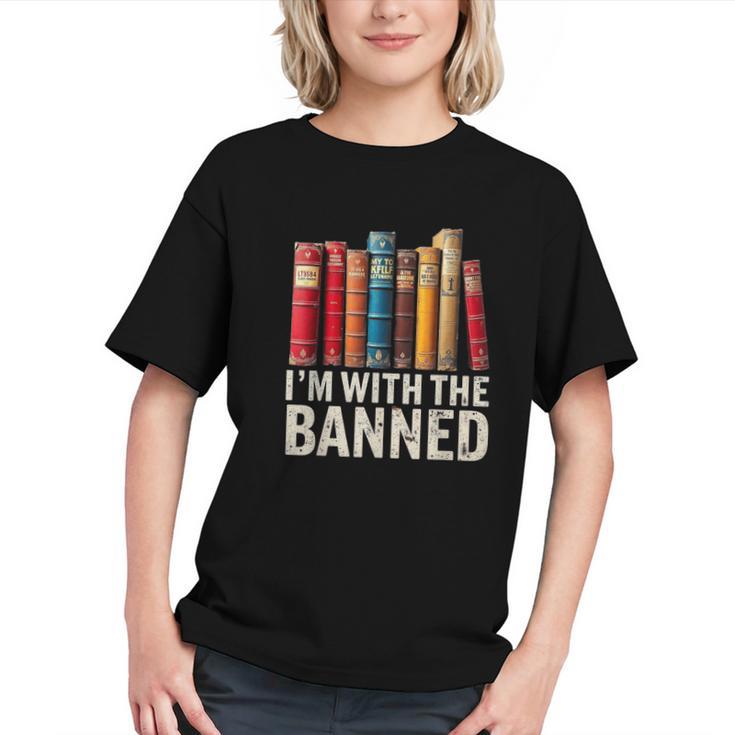 Support Banned Books Freedom I'm With The Banned Graphic Youth