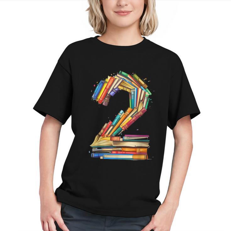 Toddler 2nd Birthday Books Themed 2 Year Old Boys Kids Girls Graphic Youth