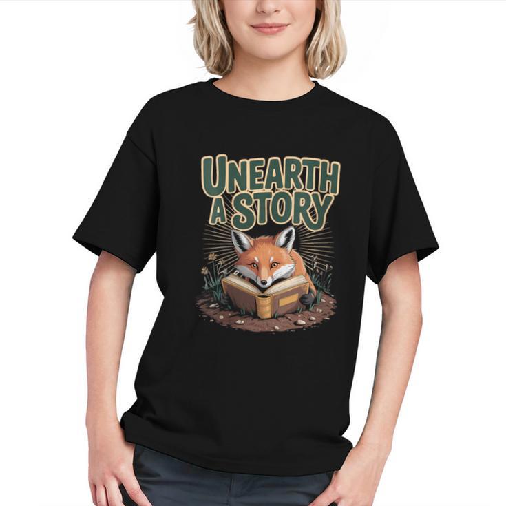 Unearth A Story Fox Reads a Book Graphic Youth