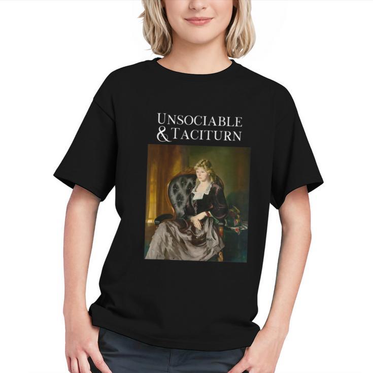Unsociable And Taciturn Jane Austin Quote Book Classic Lit Graphic Youth