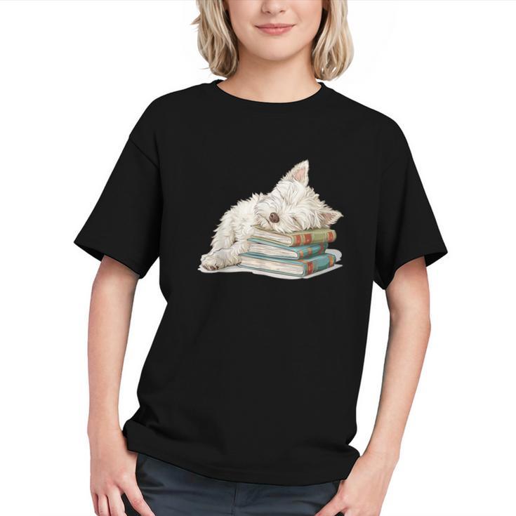 West Highland Terrier Books Dog Breed Westie For Men Women Girls Kids Graphic Youth