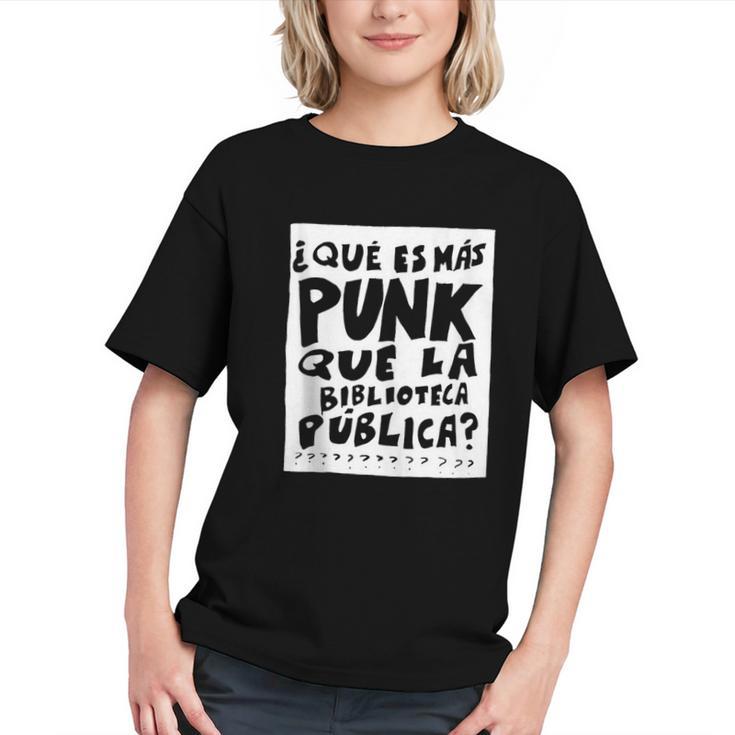 What's More Punk Than The Public Library Book Lover Graphic Youth