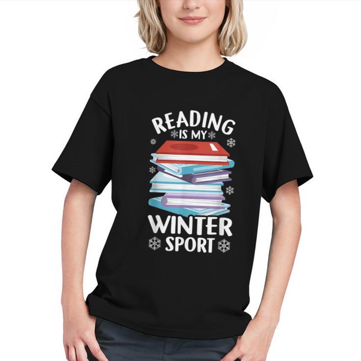 Winter Reading Book Bookworm Winter Graphic Youth