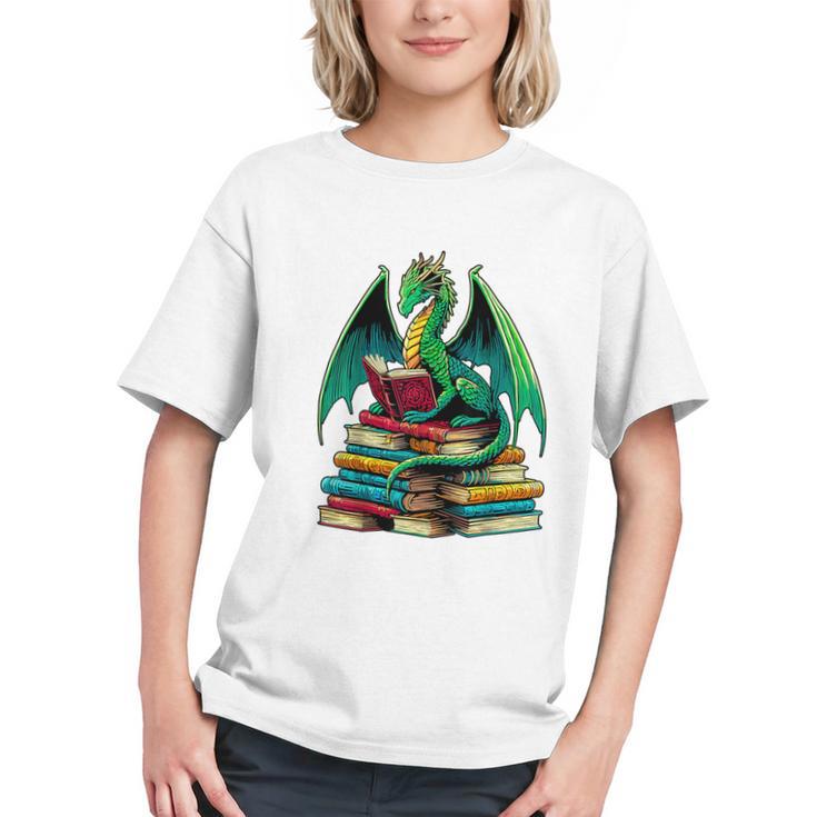 Book Dragon Reading Books Graphic Youth