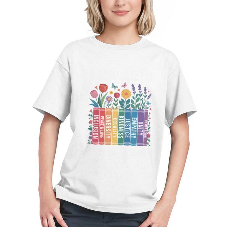 Book Flower Radicalized By Basic Decency Feminist Leftist Graphic Youth