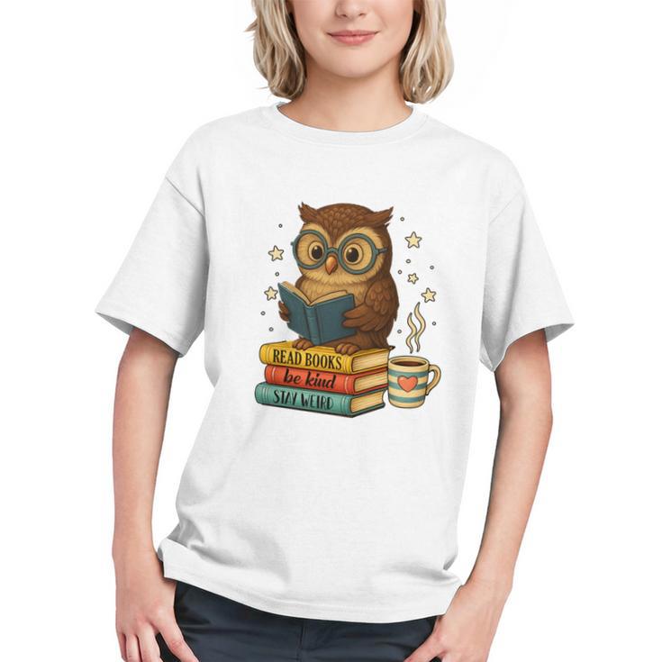 Book Lover Owl Reading Bookish Library Read Books Be Kind Graphic Youth