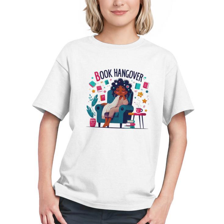 Book Lover Graphic Tee Book Hangover Premium Tri-Blend Graphic Youth
