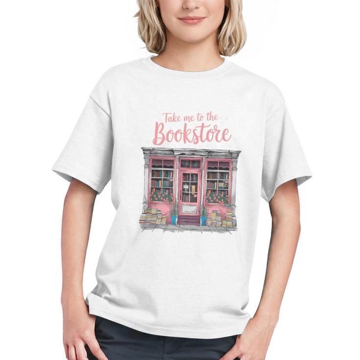 Take Me To The Book Store Librarians Valentine's Day Premium Graphic Youth
