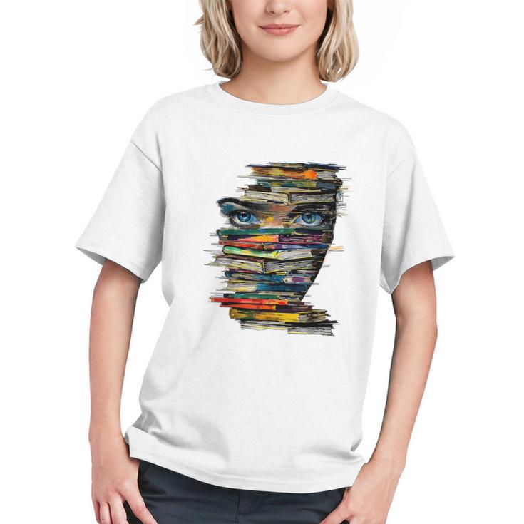 Book Women Graphic Art Colorful Eyes Graphic Youth