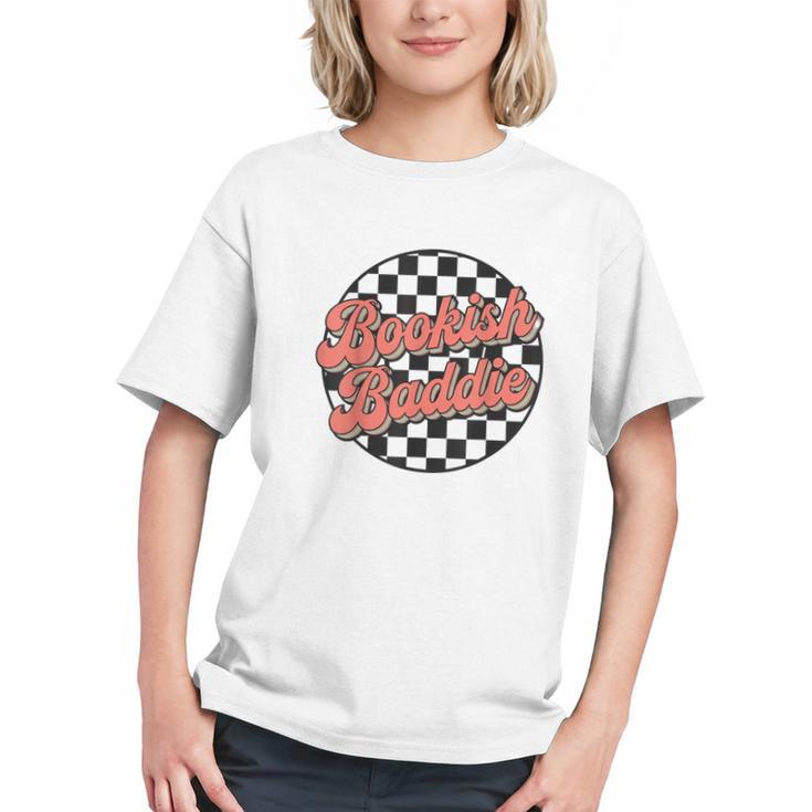 Bookish Baddie Retro Aesthetic Typography Graphic Youth