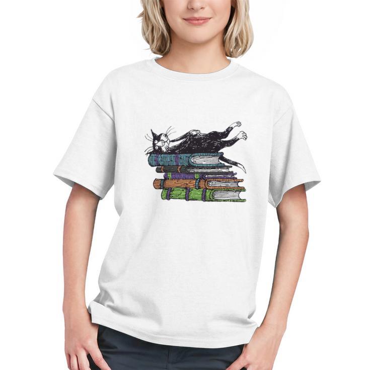 Books Cats Life Is Sweet Cats Books Lover Men Women Graphic Youth