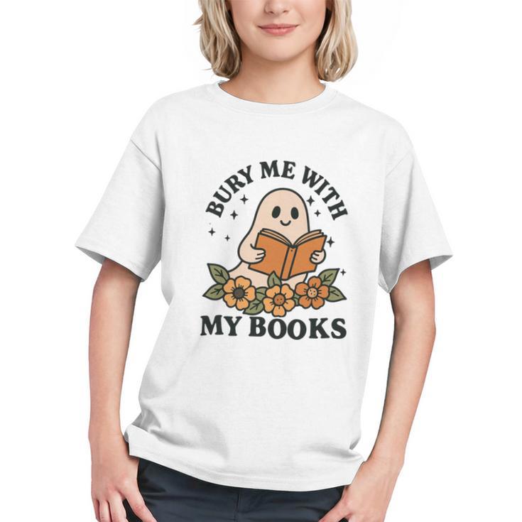 Bury Me With My Books Ghost Tee Graphic Youth