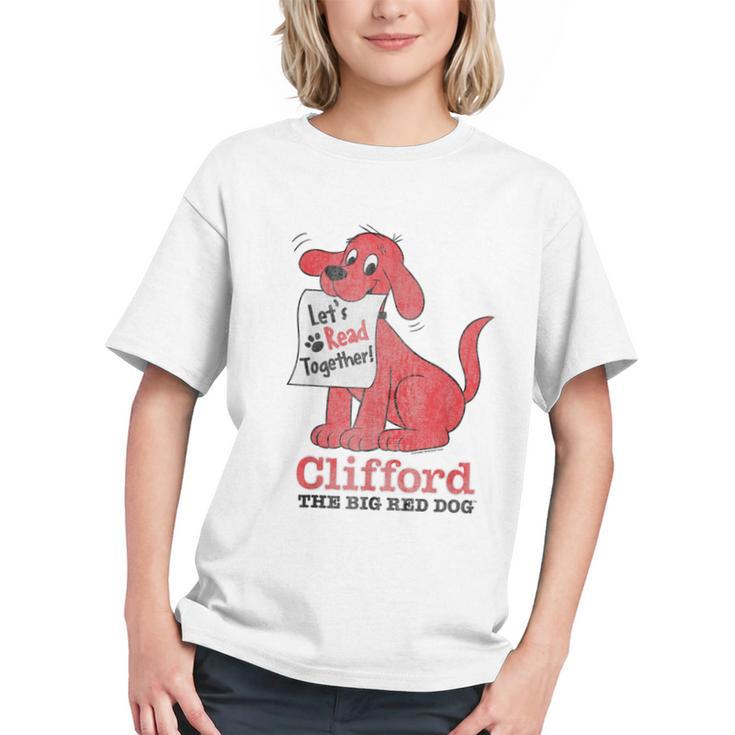 Clifford The Big Red Dog Let's Read Together Vintage Book Graphic Youth