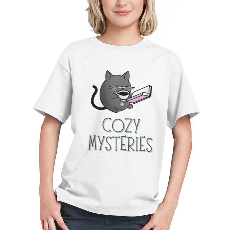 Cozy Mysteries Coffee And Novel For Book Lovers Graphic Youth