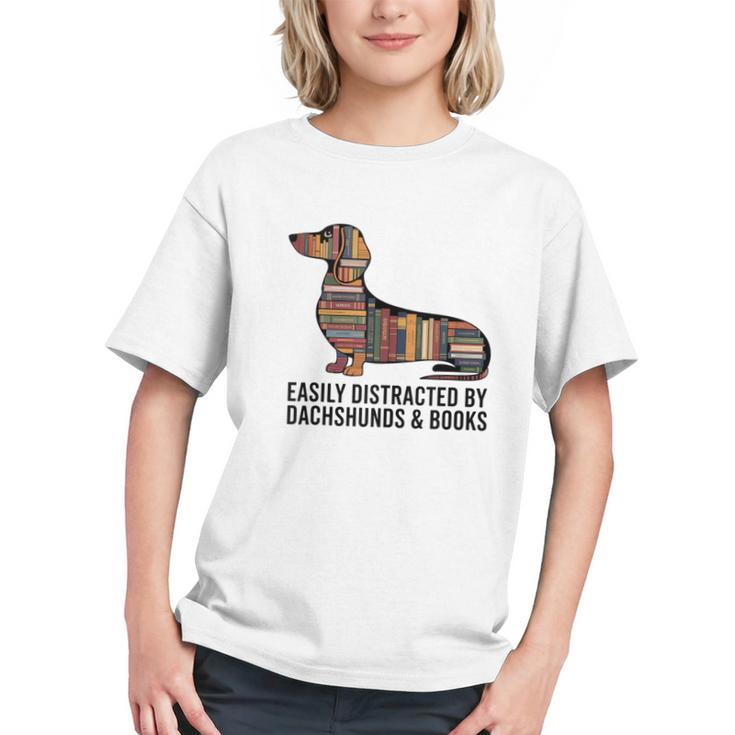 Dachshund Dog Dachshund Decor Books Nerds Dachshund Graphic Youth