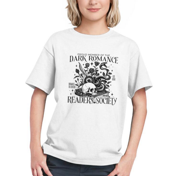 Dark Romance Books Lover Bookish Bookworm Gothic Aesthetic Graphic Youth