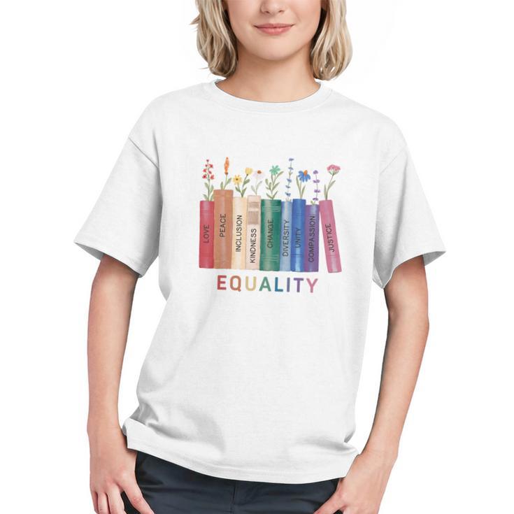 Equality Flower Books Equal Rights Social Justice Feminist Graphic Youth