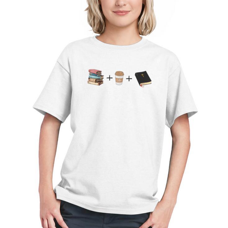 Everything a Girl Needs Books Coffee Jesus Graphic Youth