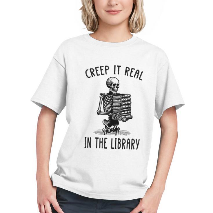 Halloween Skeleton Pun Book Lover Library Joke Graphic Youth