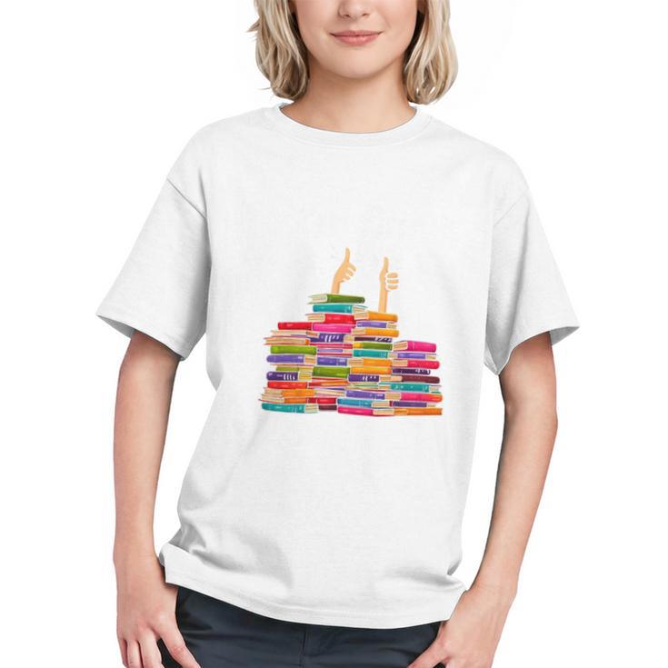 I'm Fine Reading Books Reader Book Lover Librarian Graphic Youth