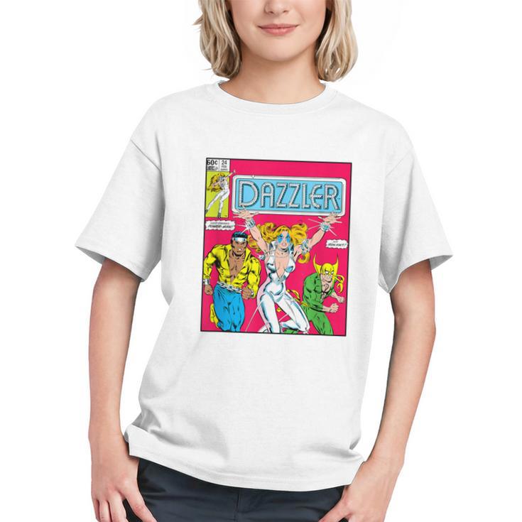 Marvel Universe Classic Dazzler Vintage Comic Book Cover Graphic Youth