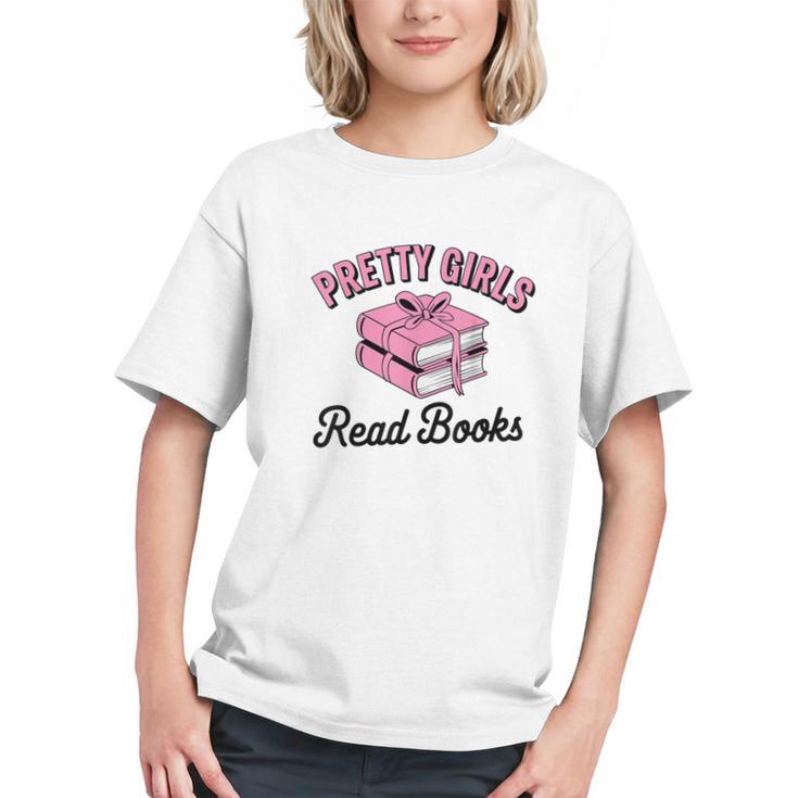 Pretty Girls Read Books Bookworm Book Lover Teacher Graphic Youth