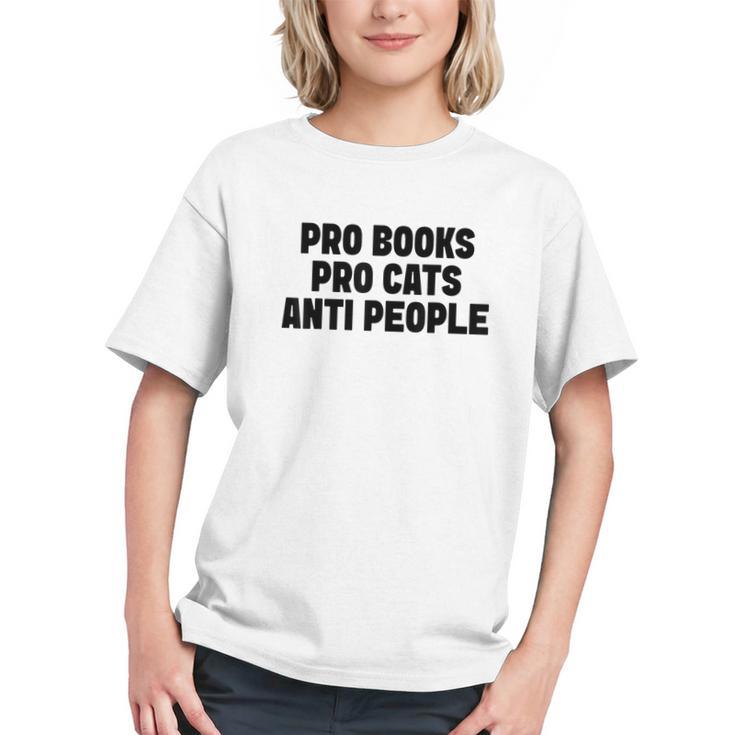 PRO Books PRO Cats Anti People Graphic Youth