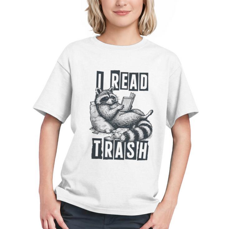 Racoon Reading Spicy Smutty Book Booktok I Read Trashy Books Graphic Youth