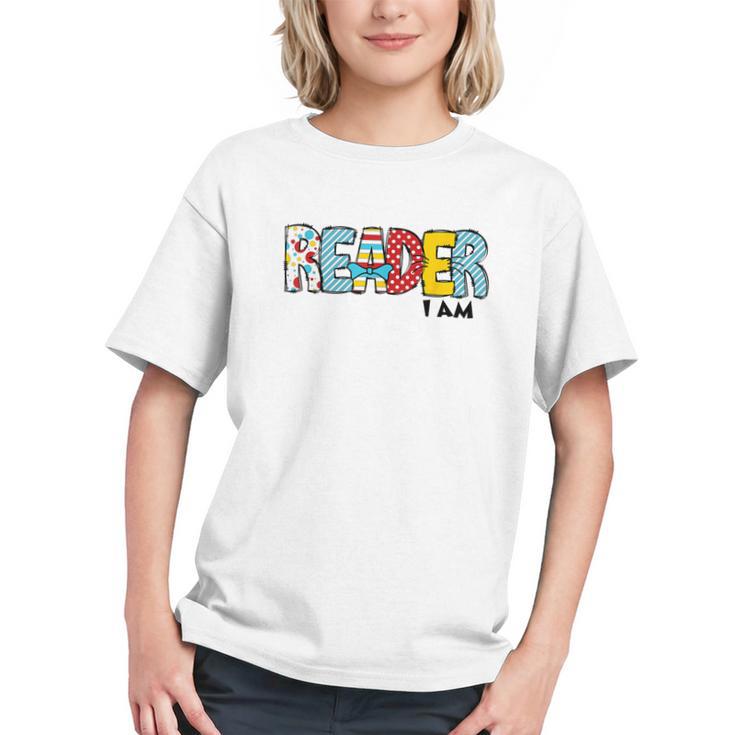 Reader I Am Bookworm Librarian I Heart Read Book Lover Graphic Youth